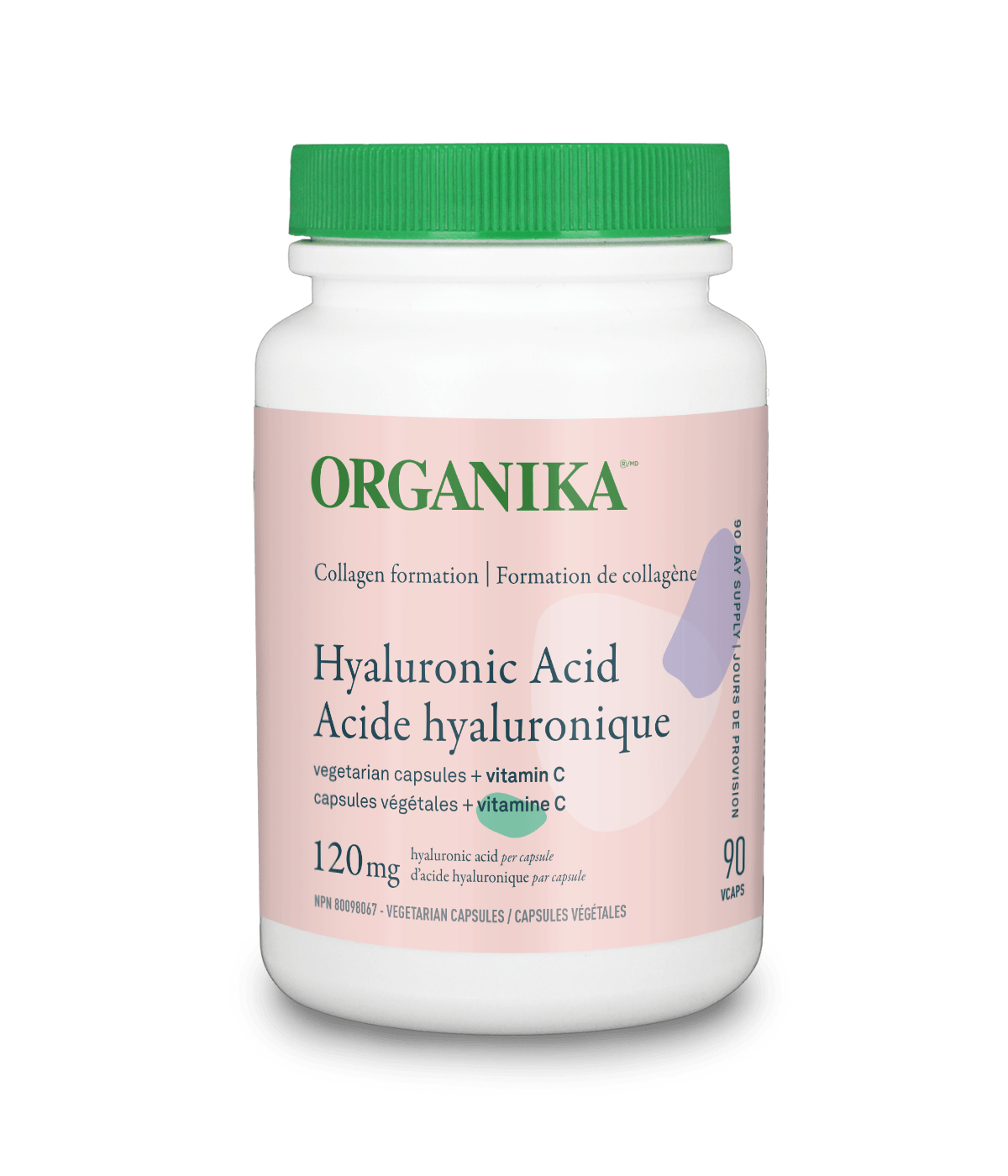 Organika - HYALURONIC ACID WITH VITAMIN C 120MG 90VCAP