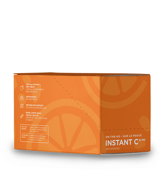 Organika - INSTANT VITAMIN C ORANGE 1000MG 10TAB 8 PACK BOX