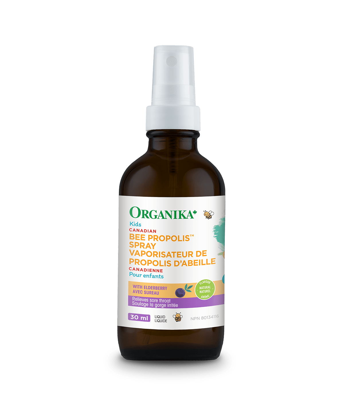Organika - KIDS BEE PROPOLIS WITH ELDERBERRY SPRAY 30ML