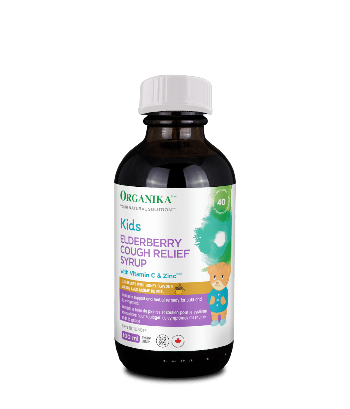 Organika - KIDS ELDERBERRY COUGH RELIEF SYRUP 100ML