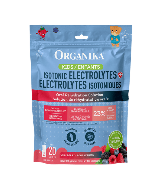 Organika - ELECTROLYTES REPLENISH FOR KIDS VERY BERRY 6.5G 20 BAG