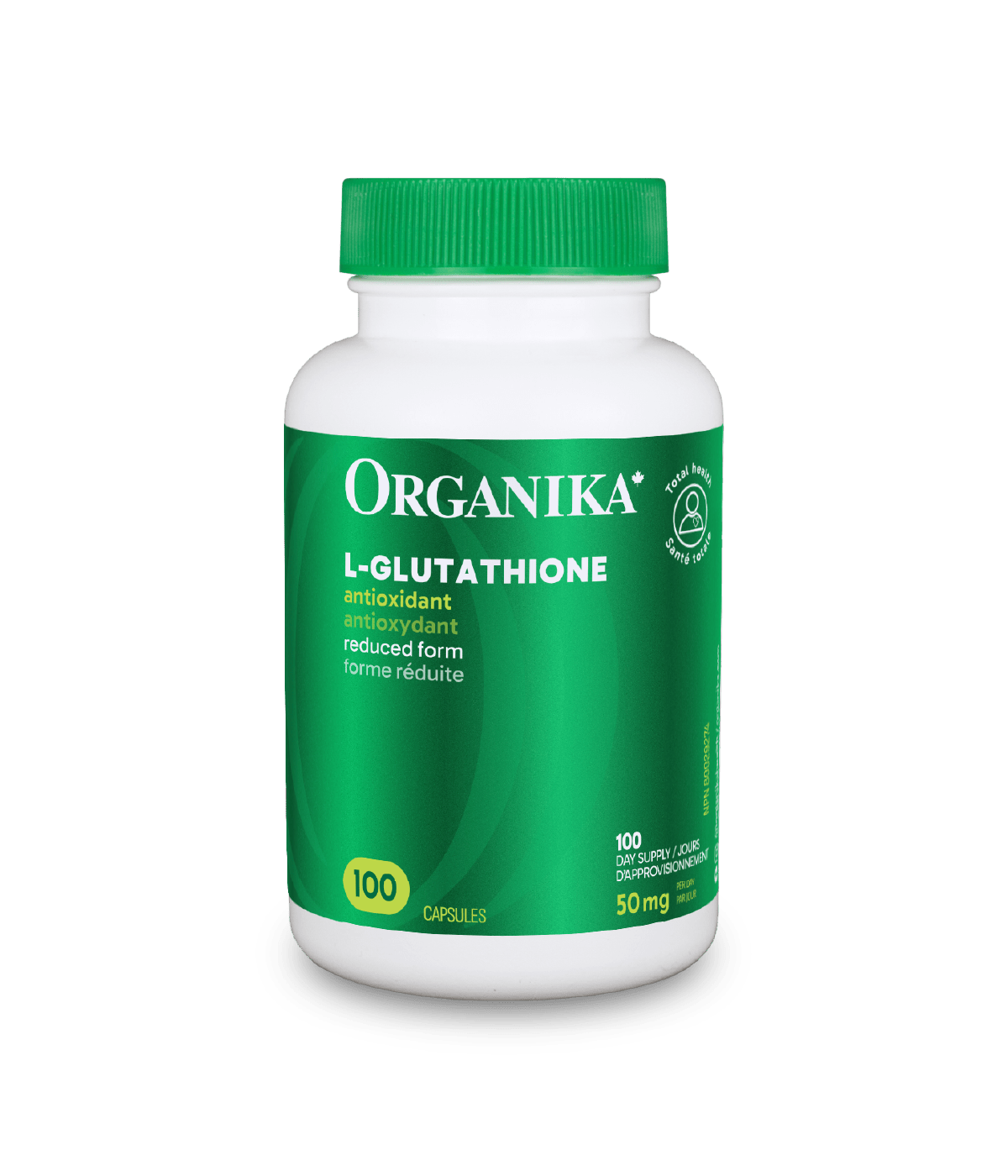 Organika - L-GLUTATHIONE REDUCED 50MG 50CAP