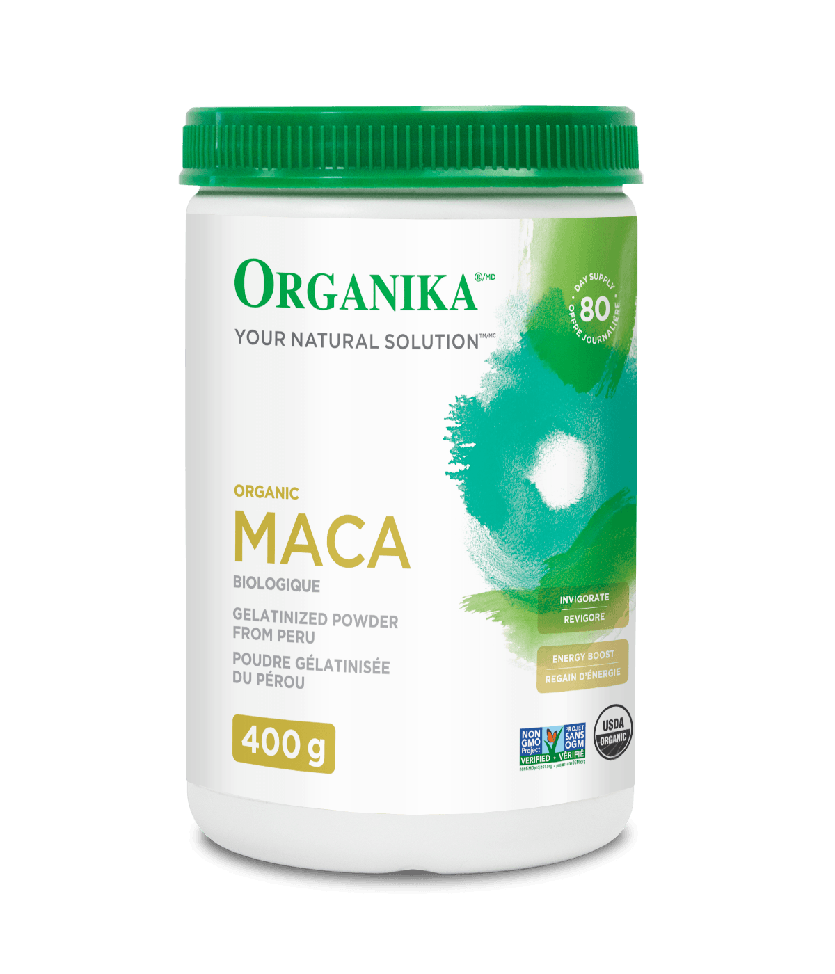 Organika - MACA ORGANIC GELATINIZED 400G