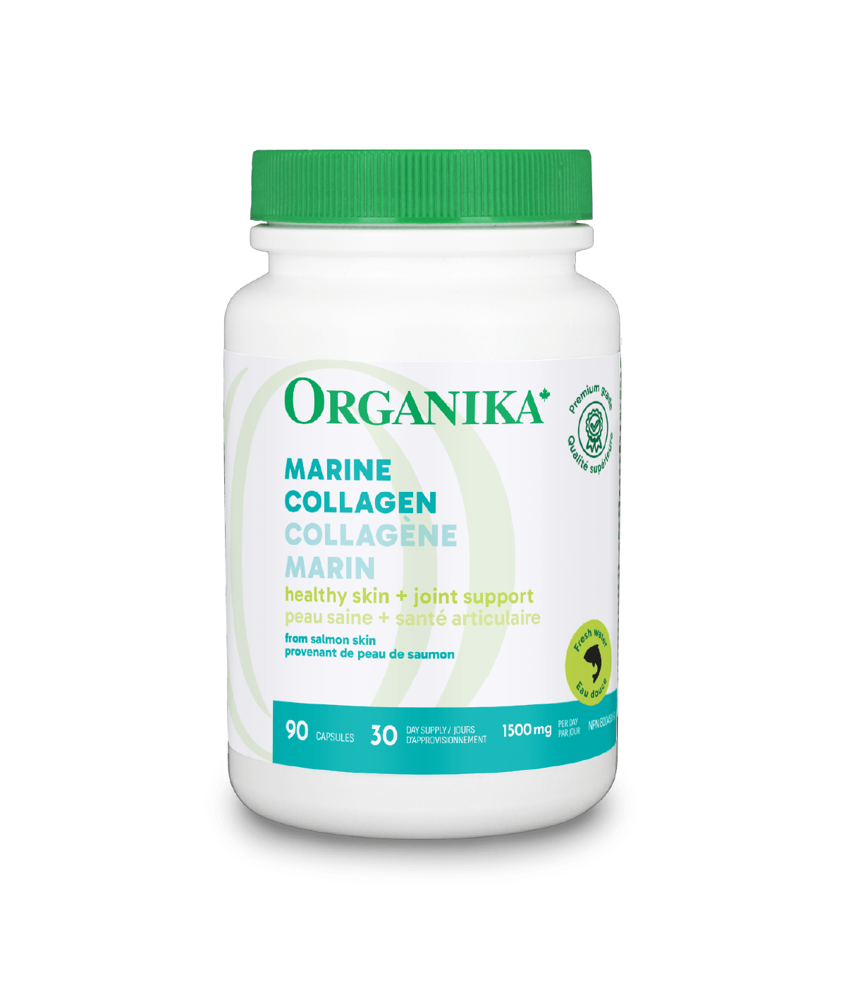 Organika - MARINE (SALMON) COLLAGEN CAPSULES 500MG 90CAP