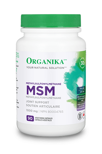 Organika - MSM METHYLSULFONYLMETHANE 1G 90VCAP
