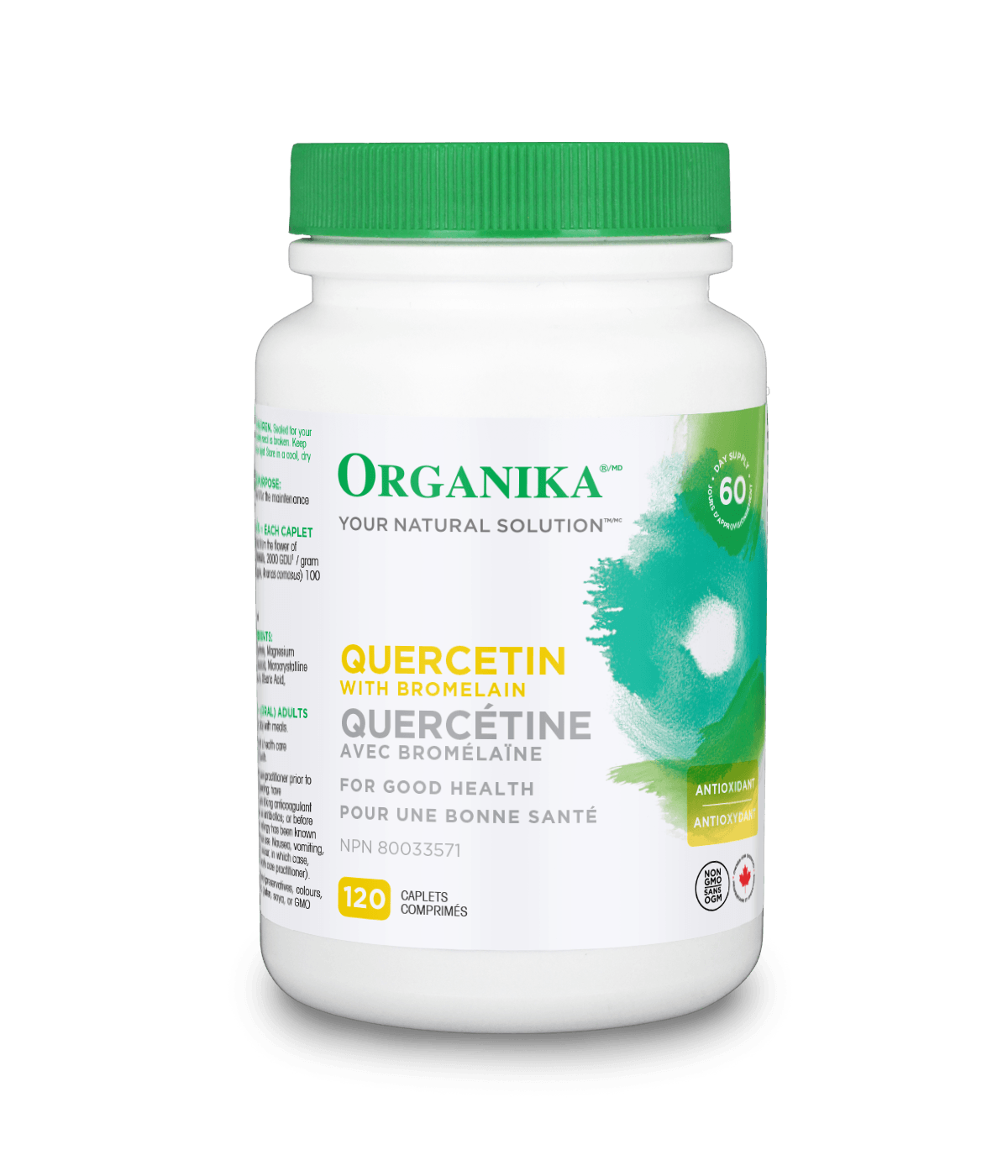 Organika - QUERCETIN BROMELAIN 500MG 120CAP