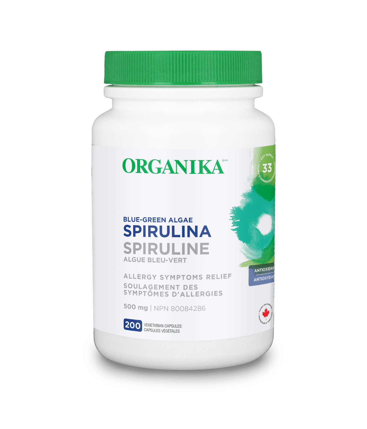 Organika - SPIRULINA 500MG 200VCAP